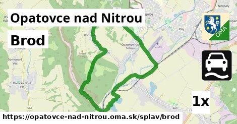 Brod, Opatovce nad Nitrou