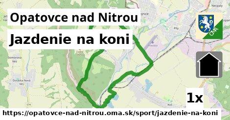 jazdenie na koni v Opatovce nad Nitrou