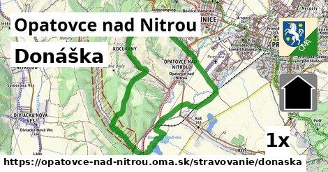 Donáška, Opatovce nad Nitrou