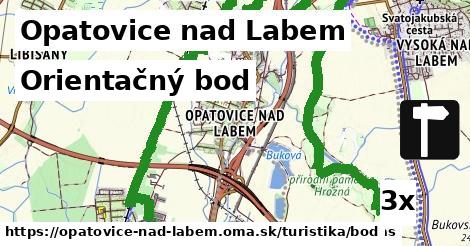 Orientačný bod, Opatovice nad Labem