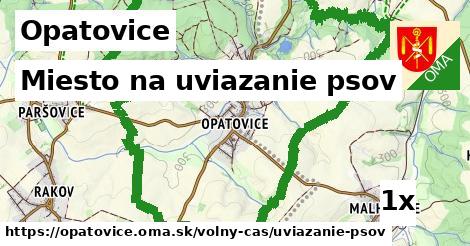 miesto na uviazanie psov v Opatovice
