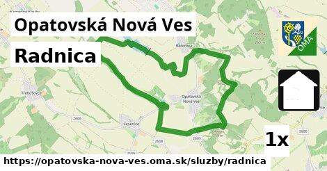 Radnica, Opatovská Nová Ves