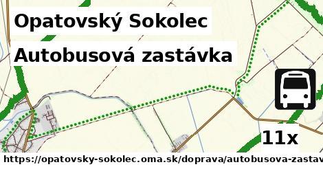 Autobusová zastávka, Opatovský Sokolec