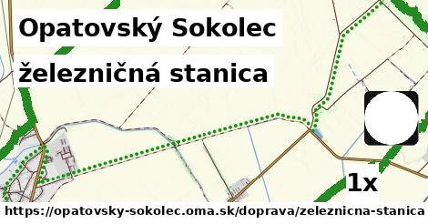 železničná stanica, Opatovský Sokolec
