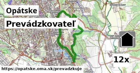 prevádzkovateľ v Opátske