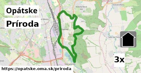 príroda v Opátske