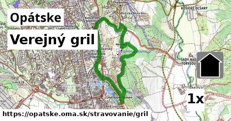 verejný gril v Opátske