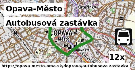 Autobusová zastávka, Opava-Město