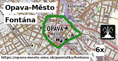 fontána v Opava-Město