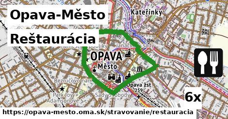 Reštaurácia, Opava-Město