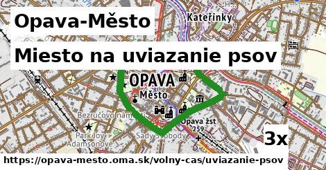 Miesto na uviazanie psov, Opava-Město