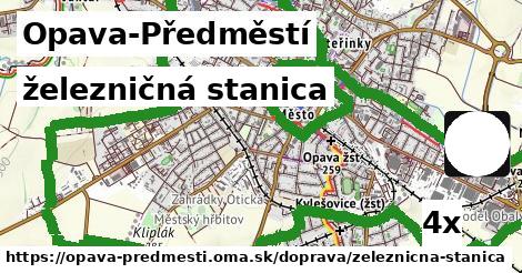 železničná stanica v Opava-Předměstí