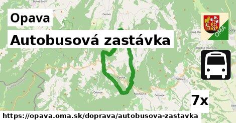 Autobusová zastávka, Opava