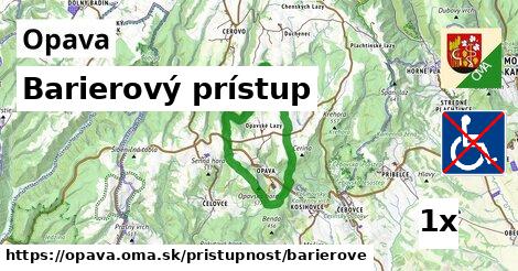 Barierový prístup, Opava