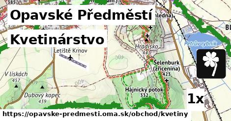 Kvetinárstvo, Opavské Předměstí