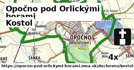 kostol v Opočno pod Orlickými horami