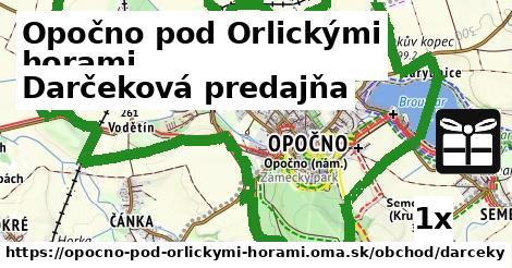 Darčeková predajňa, Opočno pod Orlickými horami