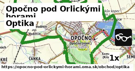 optika v Opočno pod Orlickými horami