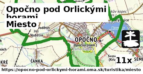 miesto v Opočno pod Orlickými horami