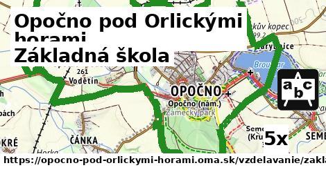 základná škola v Opočno pod Orlickými horami