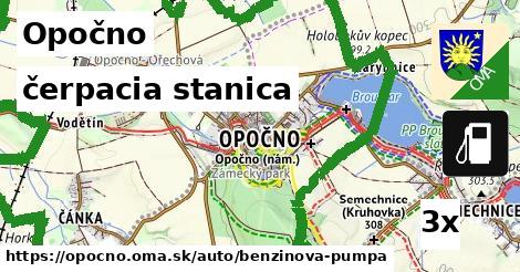 čerpacia stanica, Opočno