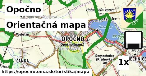 Orientačná mapa, Opočno