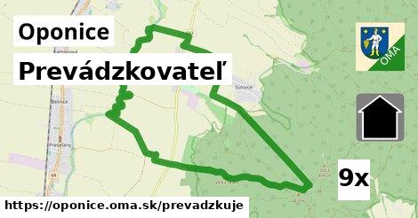 prevádzkovateľ v Oponice