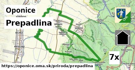 prepadlina v Oponice