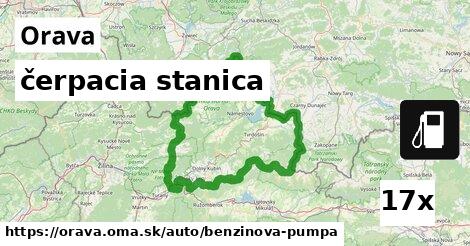 čerpacia stanica, Orava