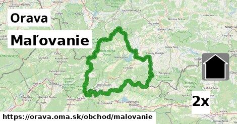 Maľovanie, Orava