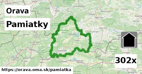 pamiatky v Orava