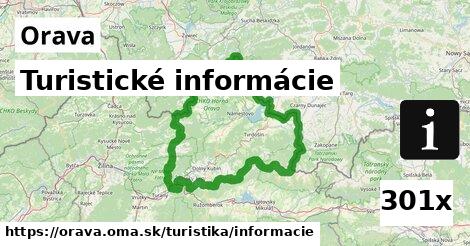 Turistické informácie, Orava