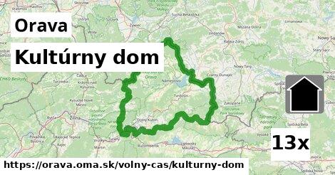 Kultúrny dom, Orava