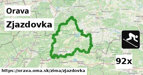 Zjazdovka, Orava