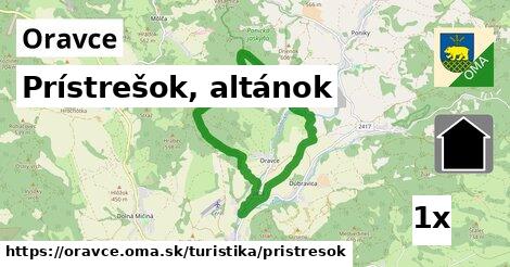 Prístrešok, altánok, Oravce