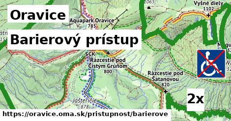 barierový prístup v Oravice