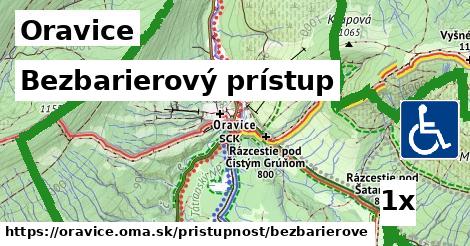 Bezbarierový prístup, Oravice