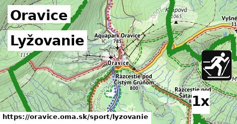 Lyžovanie, Oravice