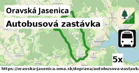 Autobusová zastávka, Oravská Jasenica