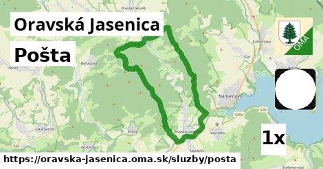 Pošta, Oravská Jasenica