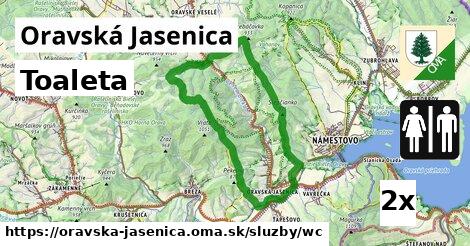 Toaleta, Oravská Jasenica