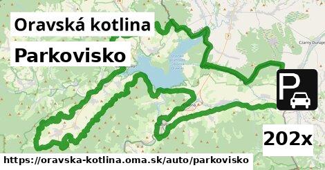 Parkovisko, Oravská kotlina