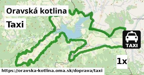 Taxi, Oravská kotlina