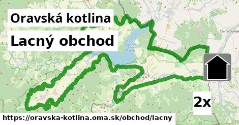 Lacný obchod, Oravská kotlina