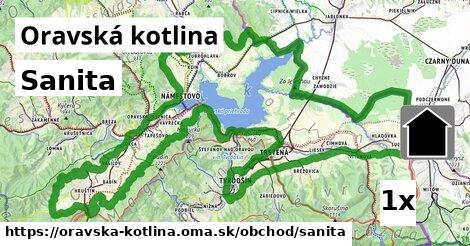 Sanita, Oravská kotlina