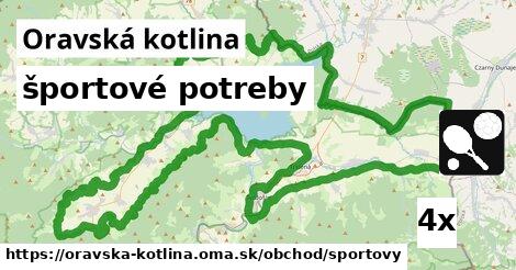 športové potreby, Oravská kotlina