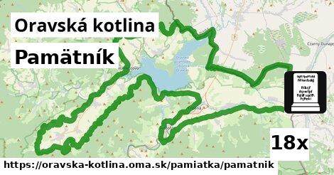 Pamätník, Oravská kotlina