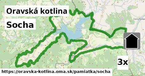 Socha, Oravská kotlina