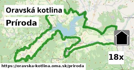 príroda v Oravská kotlina