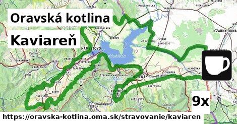 Kaviareň, Oravská kotlina